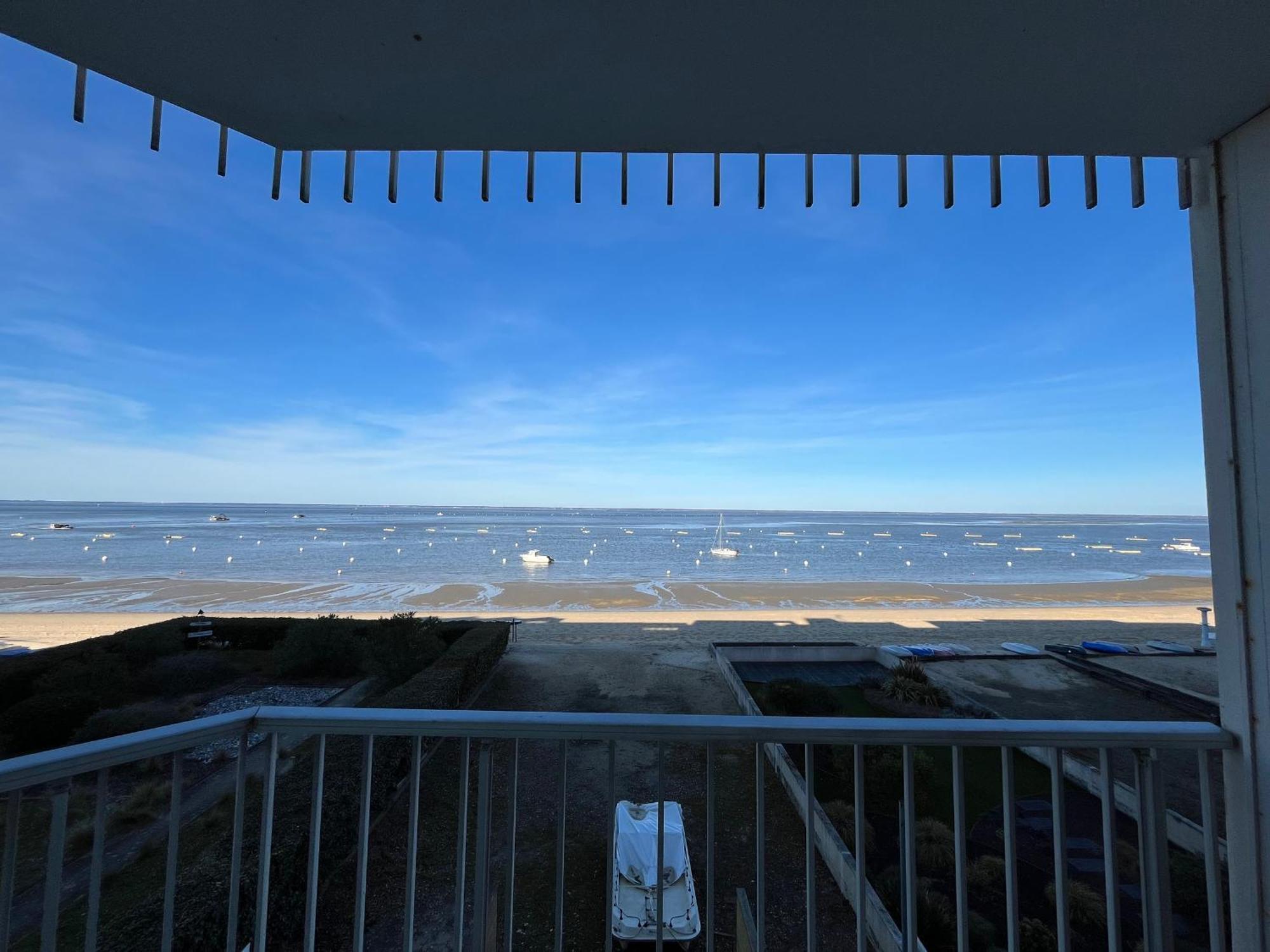Duplex T1 Vue Mer A Arcachon - Acces Direct Plage - Quartier Aiguillon - Fr-1-319-71 Bagian luar foto